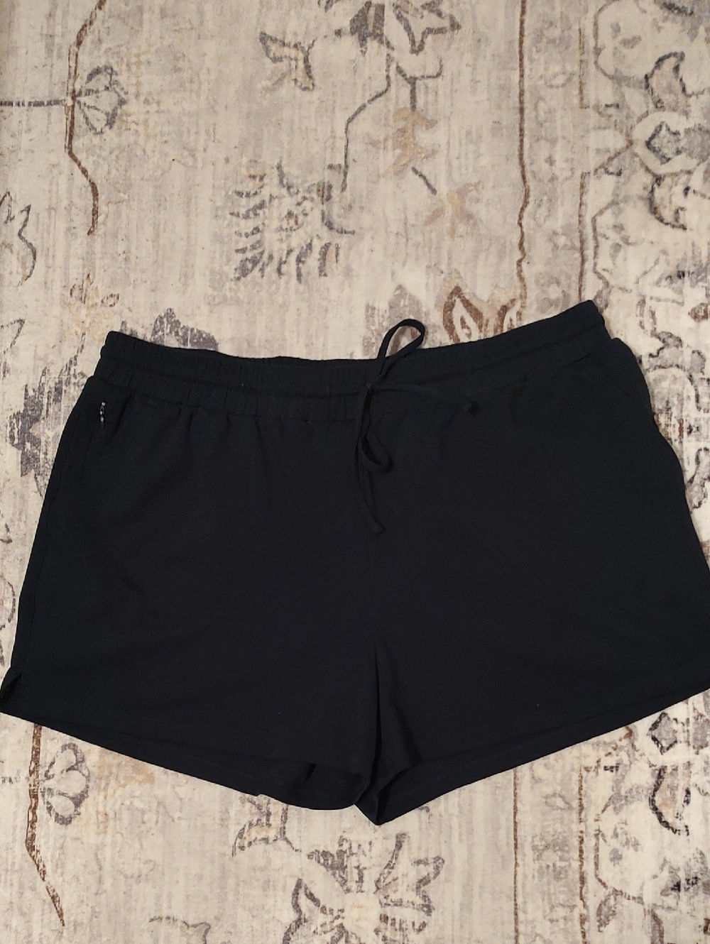 Cynthia Rowley Navy Athletic Shorts with Drawstring